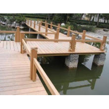 Plancher composé écologique de Decking de WPC de Baochu pour la piscine